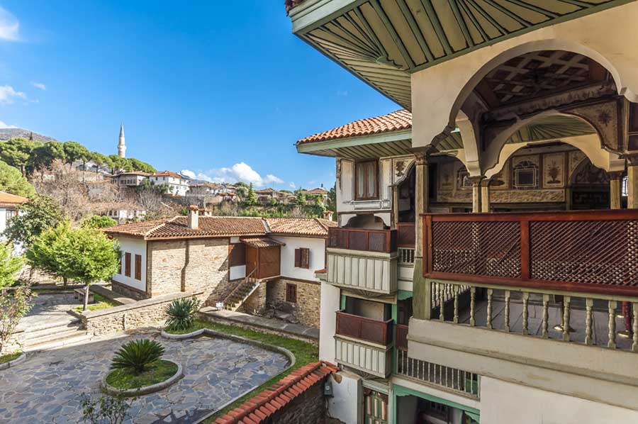 A view from Cakiraga Mansion at Birgi village, Turkey