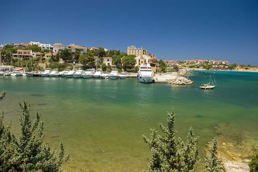 Boats in Cesme Dalyankoy Marina, Turkey