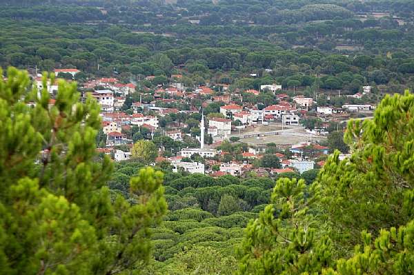 A view of Kozak village from the hill