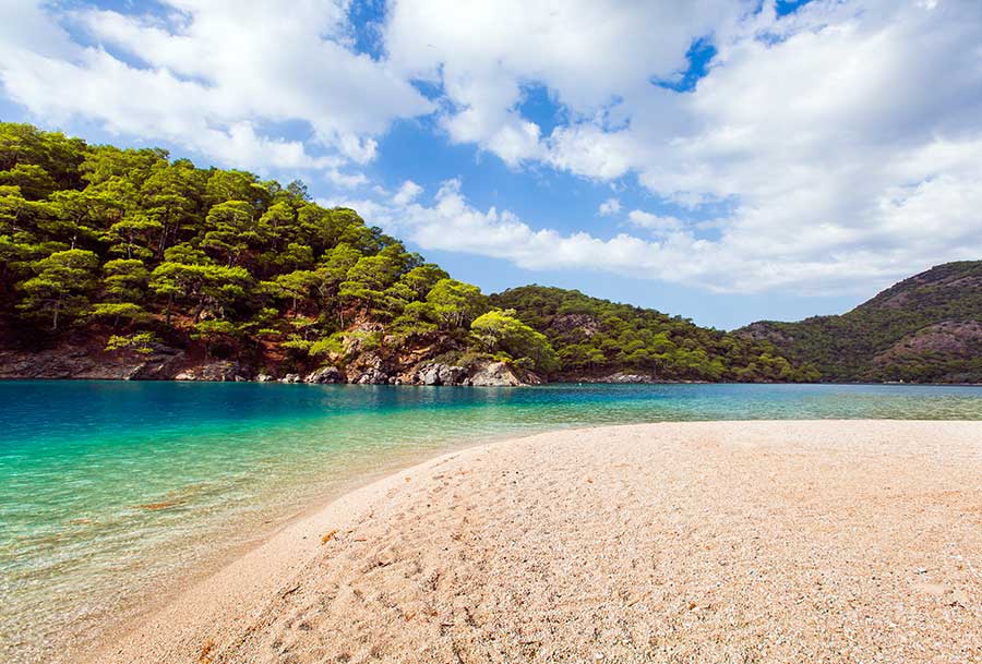 Oludeniz beach in Turkey