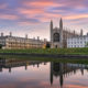 King’s Chapel in Cambridge at sunrise